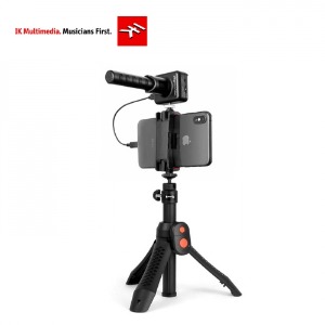 IK Multimedia iRig Mic Video Bundle (iRig Mic Video + iKlip Grip Pro) 스마트폰 촬영용 마이크 번들 패키지 마이크비디오 마이크캐스트 인터넷방송