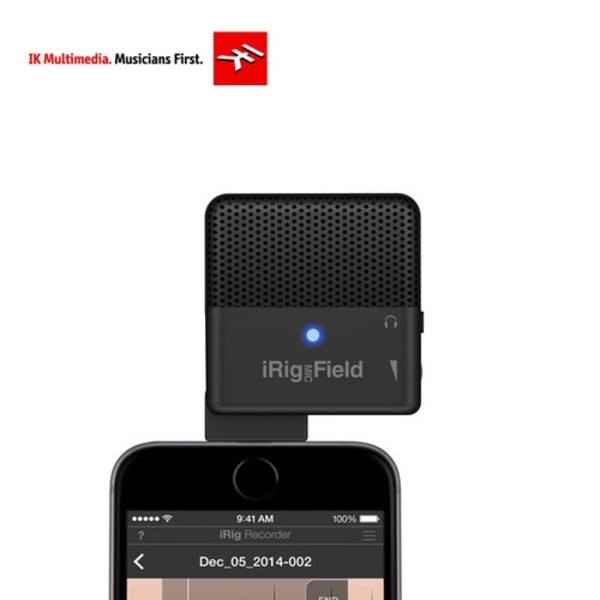 [IK Multimedia] iRig Mic Field 초소형 오디오/비디오 스테레오 마이크 (아이폰/아이패드용)