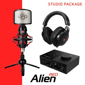 인프라소닉 UFO Alien RED 스튜디오 패키지 NI AUDIO1 오디오인터페이스