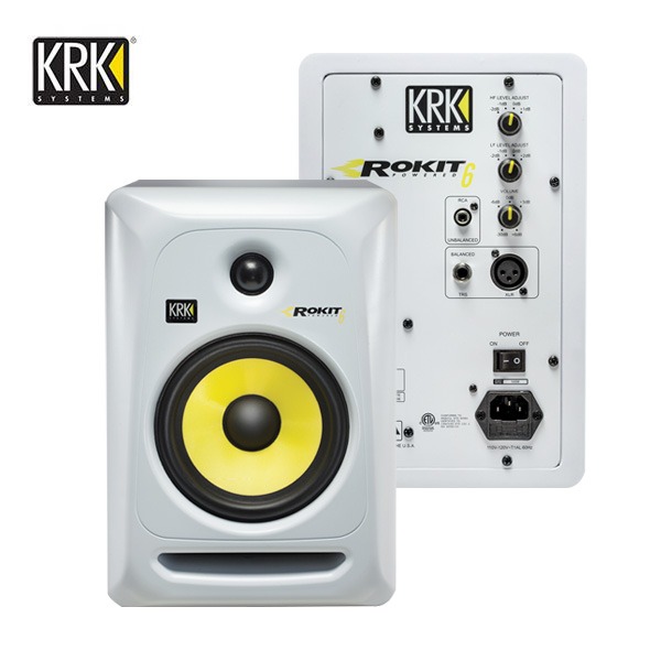 KRK- Rokit 6 G3 화이트 모니터 스피커 1통 / RP6G3W